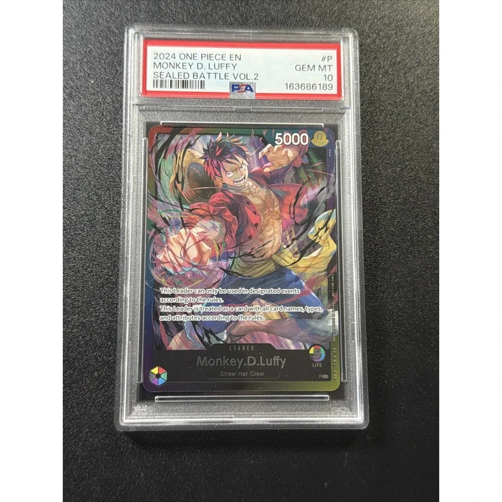 2024 ONE PIECE PROMOS SEALED BATTLE VOL.2 #P MONKEY D. LUFFY PSA 10 B3